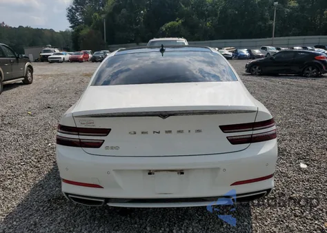 2022 Genesis G80 Base из США, поврежденный, VIN KMTGB4SC5NU095678